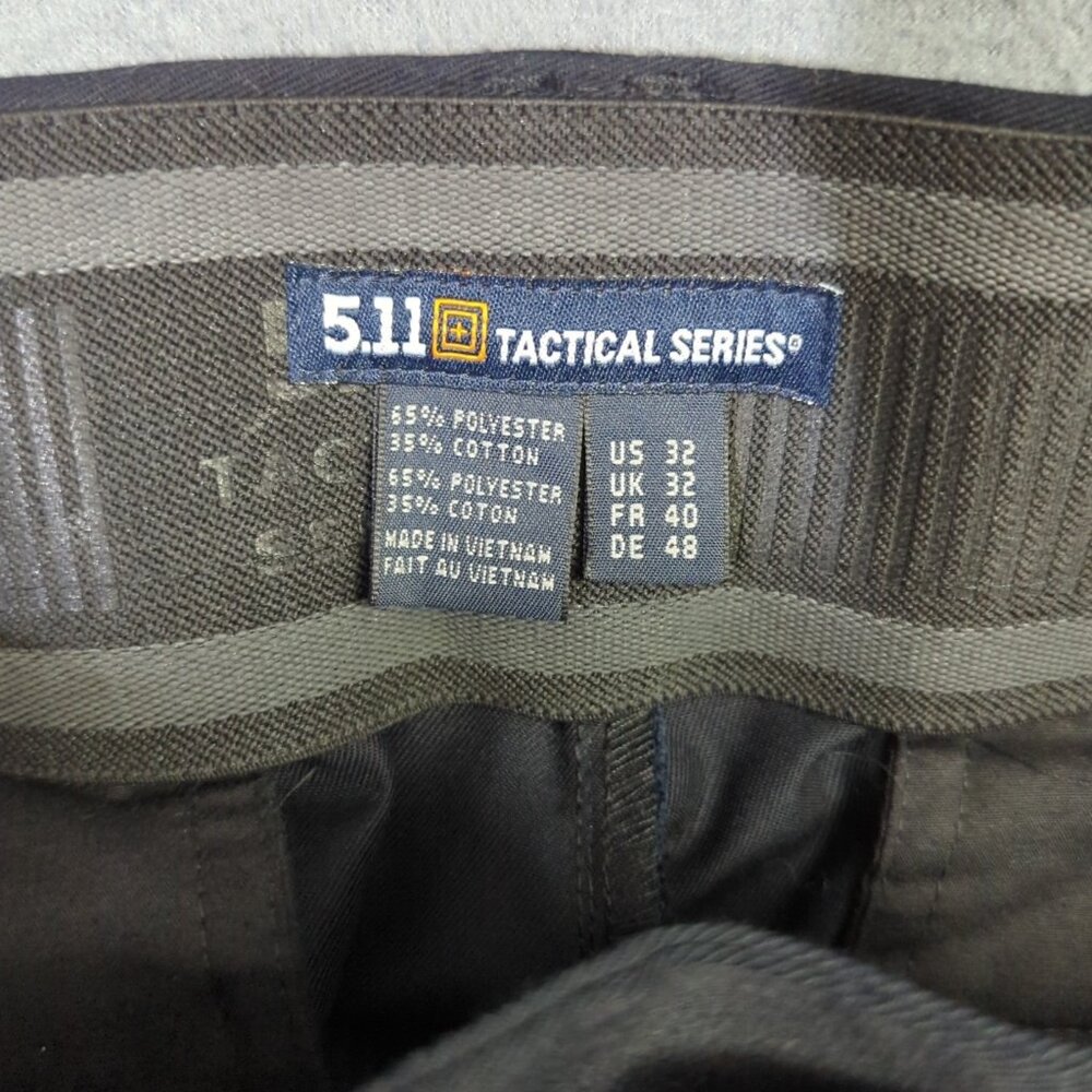 5.11 Tactical Pants Men's 32 Unhemmed Black Regular Fit PDU Class A Pant NWT - Picture 10 of 14